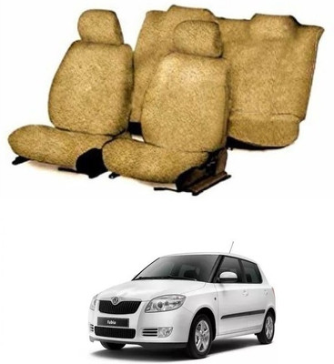 Autohug Cotton Car Seat Cover For Skoda Fabia(All Detachable Headrest, Mono Back Seat, Without Back Seat Arm Rest, 5 Seater, 2 Back Seat Head Rests)