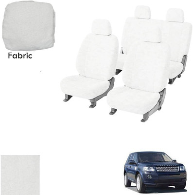 Crokrok Fabric Car Seat Cover For Land Rover Freelander(Front Detachable Headrest, Mono Back Seat, With Back Seat Arm Rest, 5 Seater, 2 Back Seat Head Rests)