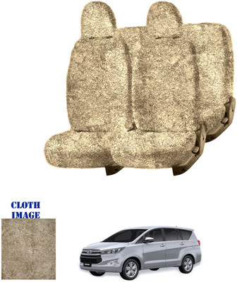REPLEY Cotton Car Seat Cover For Toyota Innova 7S(Front Detachable Headrest, Without Back Seat Arm Rest, 7 Seater, 2 Back Seat Head Rests)