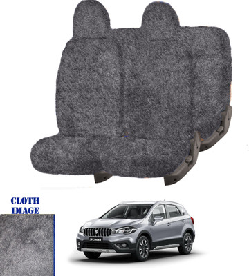 REPLEY Cotton Car Seat Cover For Maruti S-Cross(Front Detachable Headrest, Without Back Seat Arm Rest, 5 Seater, 2 Back Seat Head Rests)