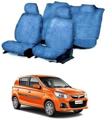 Autohug Cotton Car Seat Cover For Maruti Alto K10(All Detachable Headrest, Mono Back Seat, Without Back Seat Arm Rest, 5 Seater, 2 Back Seat Head Rests)