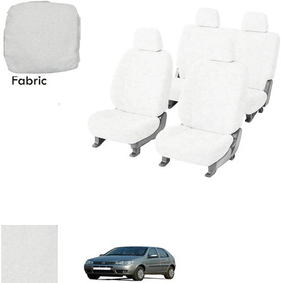 Crokrok Fabric Car Seat Cover For Fiat Palio Stile(Front Detachable Headrest, Mono Back Seat, With Back Seat Arm Rest, 5 Seater, 2 Back Seat Head Rests)