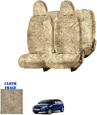 REPLEY Cotton Car Seat Cover For Tata Vista(Front Detachable Headrest, Without Back Seat Arm Rest, 5 Seater, 2 Back Seat Head Rests)