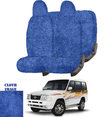 REPLEY Cotton Car Seat Cover For Tata Sumo Victa(Front Detachable Headrest, Without Back Seat Arm Rest, 7 Seater, 2 Back Seat Head Rests)