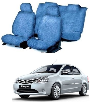 Autohug Cotton Car Seat Cover For Toyota Etios(Front Detachable Headrest, Mono Back Seat, Without Back Seat Arm Rest, 5 Seater, 2 Back Seat Head Rests)