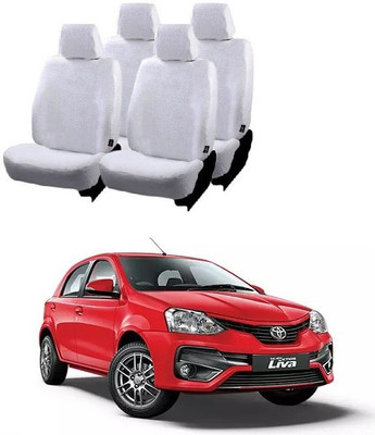 GSE Cotton Car Seat Cover For Toyota Etios Liva(Without Back Seat Arm Rest, 5 Seater)