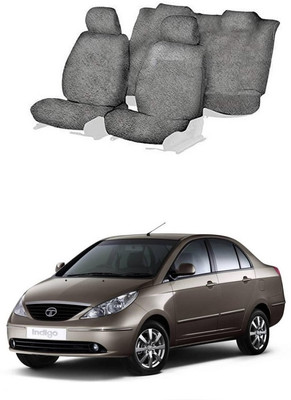Autohug Cotton Car Seat Cover For Tata Indigo(Front Detachable Headrest, Mono Back Seat, Without Back Seat Arm Rest, 5 Seater)
