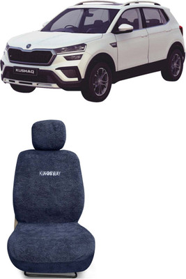 Kingsway Cotton Car Seat Cover For Skoda(Fixed Head Rest, 5 Seater)