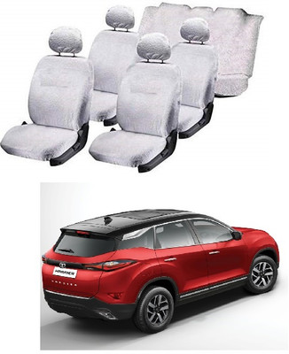 Autohug Cotton Car Seat Cover For Tata Harrier(All Detachable Headrest, Split Back Seat, With Back Seat Arm Rest, 5 Seater, 2 Back Seat Head Rests)