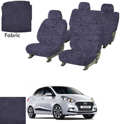 Crokrok Fabric Car Seat Cover For Tata Xcent(Front Detachable Headrest, Mono Back Seat, With Back Seat Arm Rest, 5 Seater, 2 Back Seat Head Rests)