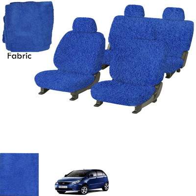 Crokrok Fabric Car Seat Cover For Tata Vista(Front Detachable Headrest, Mono Back Seat, With Back Seat Arm Rest, 5 Seater, 2 Back Seat Head Rests)