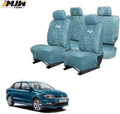 JMJW & SONS Cotton Car Seat Cover For Volkswagen Ameo(All Detachable Headrest, Mono Back Seat, Without Back Seat Arm Rest, 5 Seater, 2 Back Seat Head Rests)