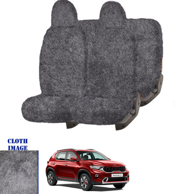 REPLEY Cotton Car Seat Cover For Kia Sonet(Front Detachable Headrest, Without Back Seat Arm Rest, 5 Seater, 2 Back Seat Head Rests)