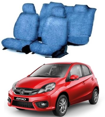 Autohug Cotton Car Seat Cover For Honda Brio(Fixed Head Rest, Mono Back Seat, Without Back Seat Arm Rest, 5 Seater, 2 Back Seat Head Rests)