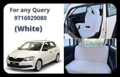 Chiefride Cotton Car Seat Cover For Skoda Fabia(All Detachable Headrest, Without Back Seat Arm Rest, 5 Seater, 2 Back Seat Head Rests)