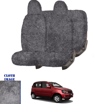 REPLEY Cotton Car Seat Cover For Mahindra Quanto 7S(Front Detachable Headrest, Without Back Seat Arm Rest, 7 Seater, 2 Back Seat Head Rests)