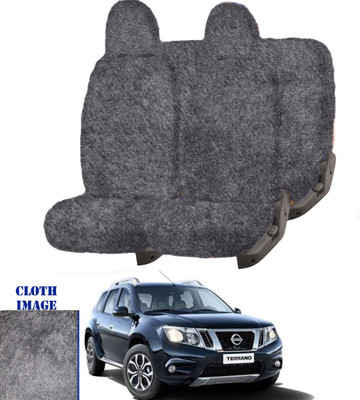 REPLEY Cotton Car Seat Cover For Nissan Terrano(Front Detachable Headrest, Without Back Seat Arm Rest, 7 Seater, 2 Back Seat Head Rests)