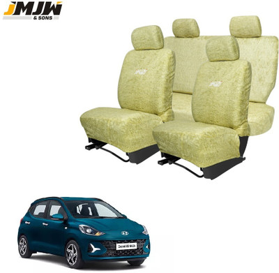 JMJW & SONS Cotton Car Seat Cover For Hyundai Grand i10 NIOS(Fixed Head Rest, Mono Back Seat, Without Back Seat Arm Rest, 5 Seater)