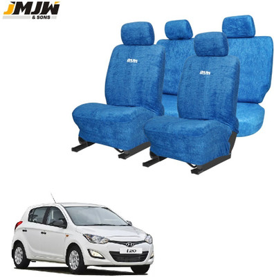 JMJW & SONS Cotton Car Seat Cover For Hyundai i20(Front Detachable Headrest, Mono Back Seat, Without Back Seat Arm Rest, 5 Seater)
