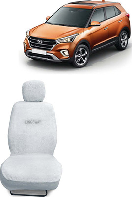Kingsway Cotton Car Seat Cover For Hyundai Creta(Fixed Head Rest, 5 Seater)