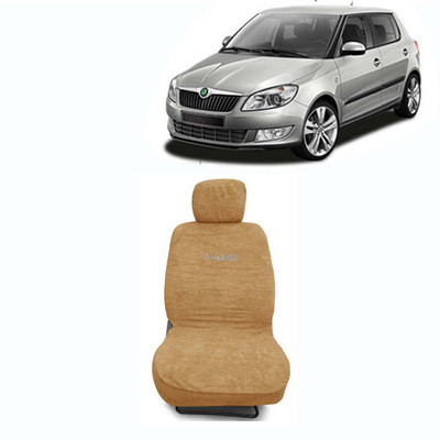 Kingsway Cotton Car Seat Cover For Skoda Fabia(Detachable Head Rest, 5 Seater)