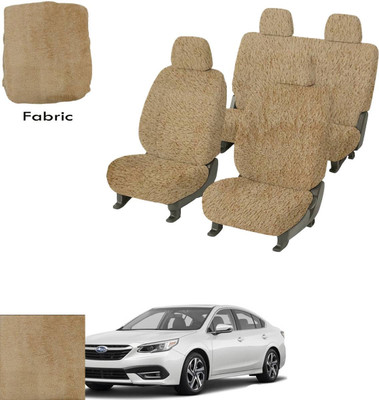 Crokrok Fabric Car Seat Cover For Subaru Legacy(Front Detachable Headrest, Mono Back Seat, With Back Seat Arm Rest, 5 Seater, 2 Back Seat Head Rests)