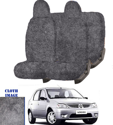 REPLEY Cotton Car Seat Cover For Mahindra Logan(Front Detachable Headrest, Without Back Seat Arm Rest, 5 Seater, 2 Back Seat Head Rests)
