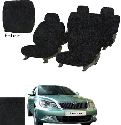Crokrok Fabric Car Seat Cover For Skoda Laura(Front Detachable Headrest, Mono Back Seat, With Back Seat Arm Rest, 5 Seater, 2 Back Seat Head Rests)