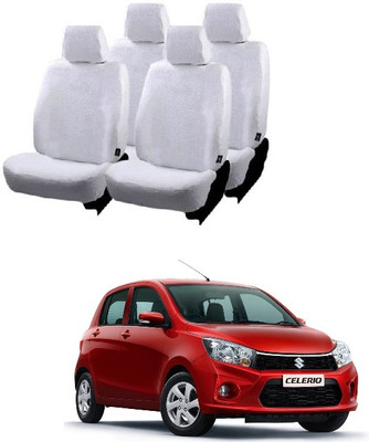 Autohug Cotton Car Seat Cover For Maruti Celerio(Fixed Head Rest, Mono Back Seat, Without Back Seat Arm Rest, 5 Seater, 2 Back Seat Head Rests)