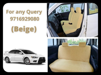 Chiefride Cotton Car Seat Cover For Mitsubishi Lancer(All Detachable Headrest, With Back Seat Arm Rest, 5 Seater, 2 Back Seat Head Rests)