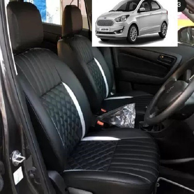 autodesign PU Leather Car Seat Cover For Ford Aspire(Mono Back Seat, With Back Seat Arm Rest, 5 Seater, 2 Back Seat Head Rests)