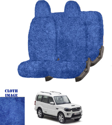REPLEY Cotton Car Seat Cover For Mahindra New Scorpio(Front Detachable Headrest, Without Back Seat Arm Rest, 5 Seater, 2 Back Seat Head Rests)