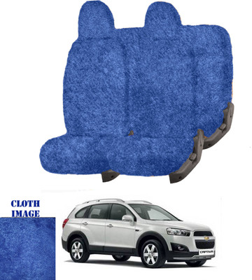 REPLEY Cotton Car Seat Cover For Chevrolet Captiva(Front Detachable Headrest, Without Back Seat Arm Rest, 5 Seater, 2 Back Seat Head Rests)