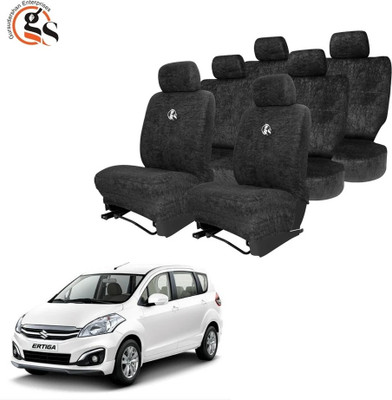 GSE Cotton Car Seat Cover For Maruti Ertiga(All Detachable Headrest, Split Back Seat, With Back Seat Arm Rest, 7 Seater, 2 Back Seat Head Rests)
