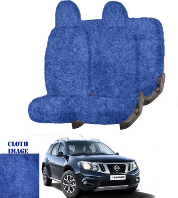 REPLEY Cotton Car Seat Cover For Nissan Terrano(Front Detachable Headrest, Without Back Seat Arm Rest, 7 Seater, 2 Back Seat Head Rests)