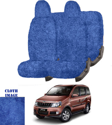REPLEY Cotton Car Seat Cover For Mahindra Xylo(Front Detachable Headrest, Without Back Seat Arm Rest, 8 Seater, 2 Back Seat Head Rests)