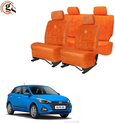 GSE Cotton Car Seat Cover For Hyundai Elite i20(Front Detachable Headrest, Split Back Seat, Without Back Seat Arm Rest, 5 Seater, 2 Back Seat Head Rests)