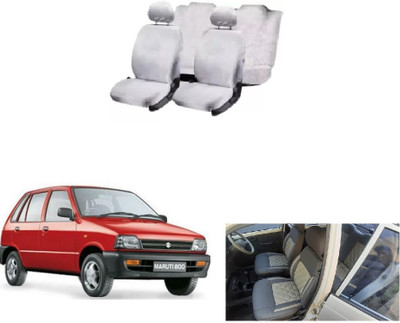 JMJW & SONS Cotton Car Seat Cover For Maruti 800(Front Detachable Headrest, Mono Back Seat, 5 Seater)