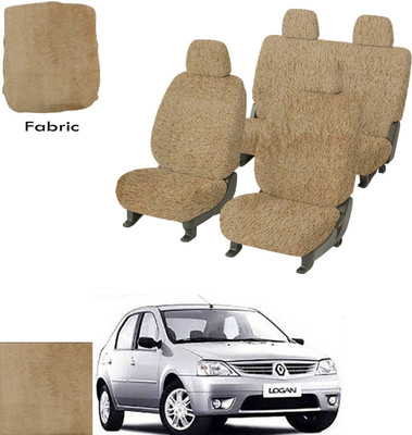 Crokrok Fabric Car Seat Cover For Mahindra Logan(Front Detachable Headrest, Mono Back Seat, With Back Seat Arm Rest, 5 Seater, 2 Back Seat Head Rests)
