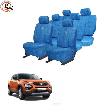 GSE Cotton Car Seat Cover For Tata Harrier(All Detachable Headrest, Split Back Seat, With Back Seat Arm Rest, 7 Seater, 3 Back Seat Head Rests)