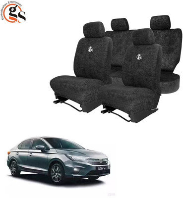 GSE Cotton Car Seat Cover For Honda City 1.3/1.5(All Detachable Headrest, Mono Back Seat, With Back Seat Arm Rest, 5 Seater, 2 Back Seat Head Rests)