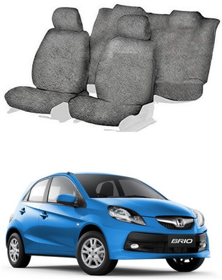 Autohug Cotton Car Seat Cover For Honda Brio(All Detachable Headrest, Mono Back Seat, Without Back Seat Arm Rest, 5 Seater, 2 Back Seat Head Rests)
