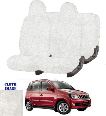 REPLEY Cotton Car Seat Cover For Mahindra Quanto(Front Detachable Headrest, Without Back Seat Arm Rest, 8 Seater, 2 Back Seat Head Rests)