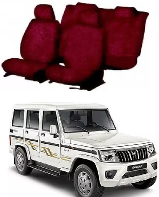 Autohug Cotton Car Seat Cover For Mahindra Bolero 7S(All Detachable Headrest, Mono Back Seat, Without Back Seat Arm Rest, 7 Seater, 2 Back Seat Head Rests)