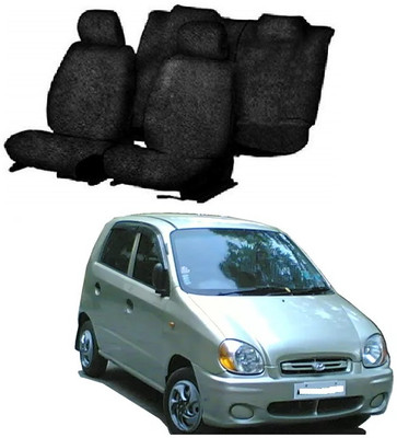 Autohug Cotton Car Seat Cover For Hyundai Santro(All Detachable Headrest, Mono Back Seat, Without Back Seat Arm Rest, 5 Seater, 2 Back Seat Head Rests)