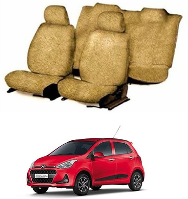 Autohug Cotton Car Seat Cover For Hyundai Grand i10(Fixed Head Rest, Mono Back Seat, Without Back Seat Arm Rest, 5 Seater)