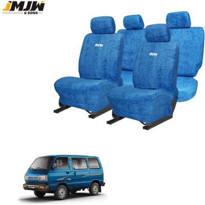 JMJW & SONS Cotton Car Seat Cover For Maruti Omni(Front Detachable Headrest, Mono Back Seat, Without Back Seat Arm Rest, 5 Seater)
