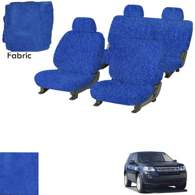 Crokrok Fabric Car Seat Cover For Land Rover Freelander(Front Detachable Headrest, Mono Back Seat, With Back Seat Arm Rest, 5 Seater, 2 Back Seat Head Rests)