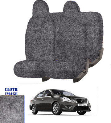 REPLEY Cotton Car Seat Cover For Nissan Sunny(Front Detachable Headrest, Without Back Seat Arm Rest, 5 Seater, 2 Back Seat Head Rests)