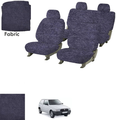Crokrok Fabric Car Seat Cover For Fiat Uno(Front Detachable Headrest, Mono Back Seat, With Back Seat Arm Rest, 5 Seater, 2 Back Seat Head Rests)
